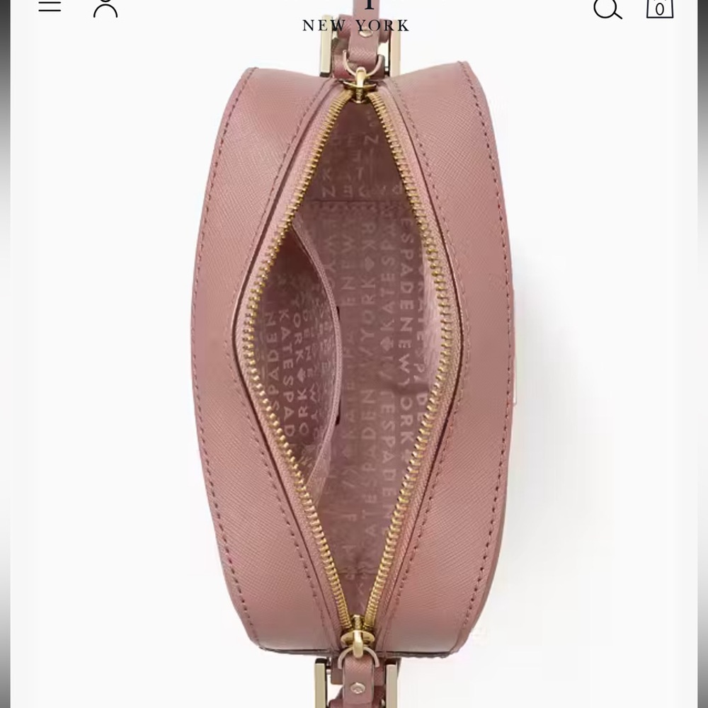 Kate Spade Newbury lane cammie dusty pink crossbody bag - Picture 4 of 10